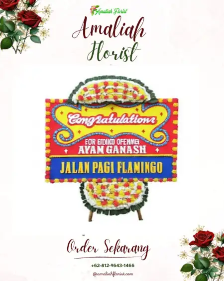 Sewa Papan Bunga Karangsalam Lor